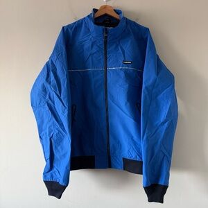 Lands’ End Classic Squall Jacket Mens Large Tall Outdooe Windproof Waterproof